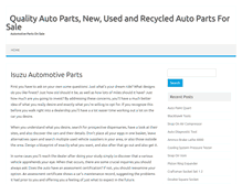 Tablet Screenshot of parkplaceautomotiveinc.com